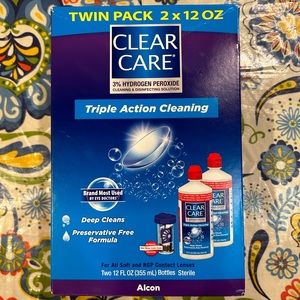 Clear Care Cleaning Solution with Case